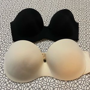 Strapless bras